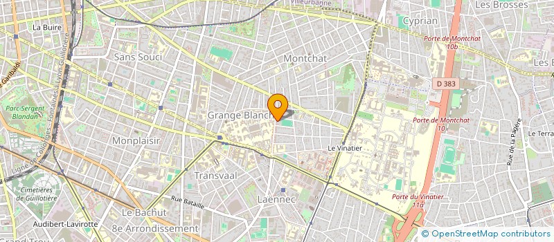 localisation de l'entreprise MADAME JULIE GRASSET à LYON 3EME