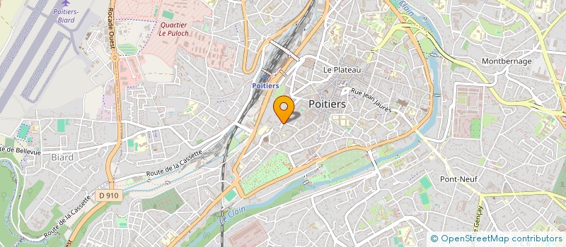 localisation de l'entreprise MADAME JULIE GRIMALDI  POITIERS