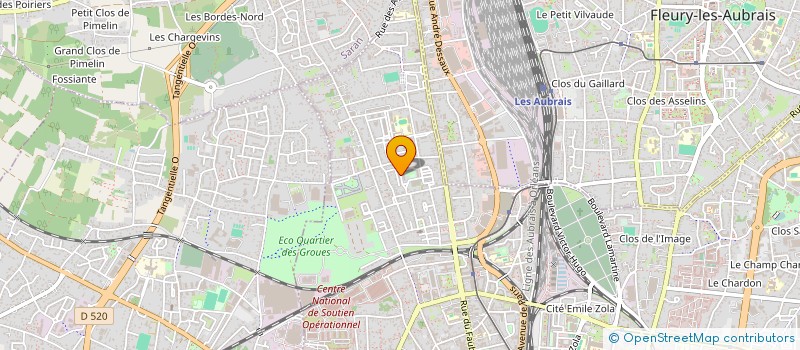 localisation de l'entreprise MADAME JULIE GRISON à ORLEANS