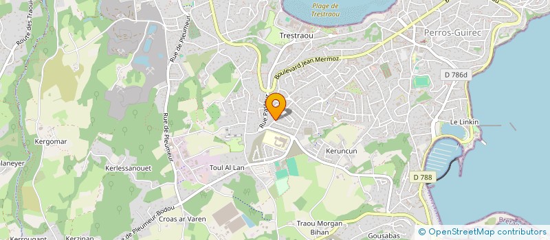 localisation de l'entreprise MADAME JULIE GROT à PERROS-GUIREC