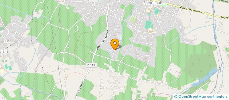 localisation de l'entreprise MADAME JULIE GRUGEAUX à SAINT-LOUBES