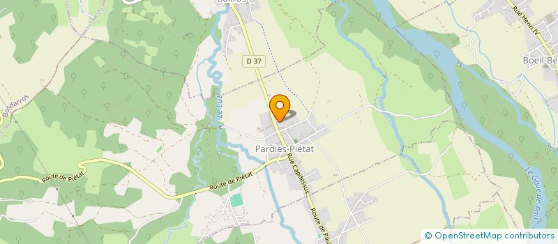 localisation de l'entreprise MADAME JULIE GRUNENBERGER  PARDIES-PIETAT