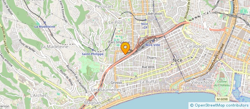 localisation de l'entreprise MADAME JULIE GUERRIER  NICE