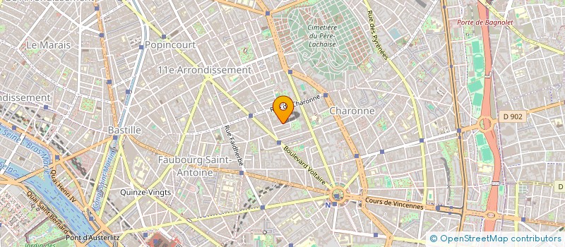 localisation de l'entreprise MADAME JULIE GUETTAF-PIRAUD  PARIS