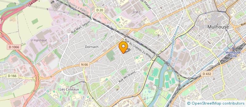 localisation de l'entreprise MADAME JULIE GUGENBUHL  MULHOUSE