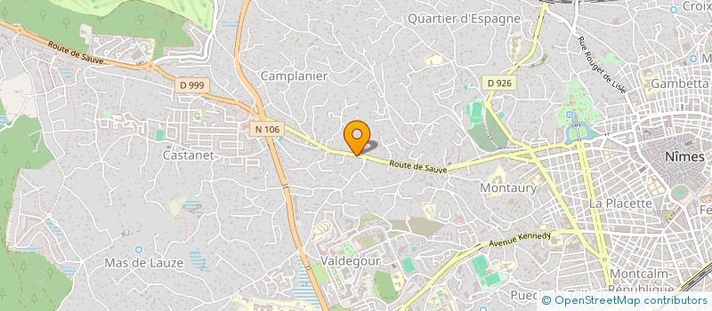 localisation de l'entreprise MADAME JULIE GUIGAL  NIMES