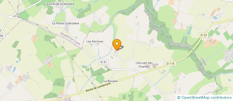 localisation de l'entreprise MADAME JULIE GUIHUR  LE LOROUX-BOTTEREAU