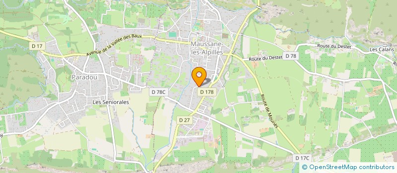 localisation de l'entreprise MADAME JULIE GUILLEMETTE à MAUSSANE-LES-ALPILLES