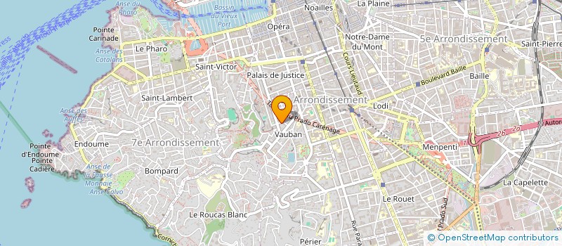 localisation de l'entreprise MADAME JULIE GUILLEMOT  MARSEILLE