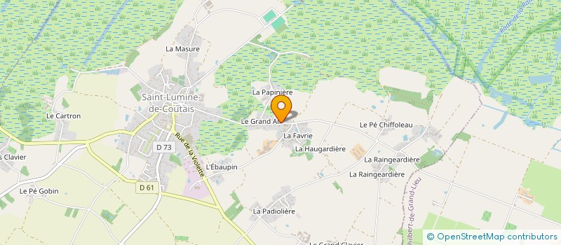 localisation de l'entreprise MADAME JULIE GUILLET  SAINT-LUMINE-DE-COUTAIS