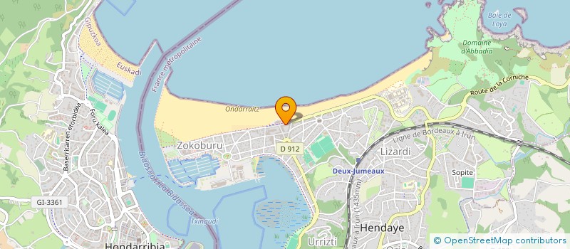 localisation de l'entreprise MADAME JULIE GUILLET à HENDAYE