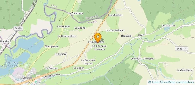 localisation de l'entreprise MADAME JULIE GUILLONNEAU à ARCISSES