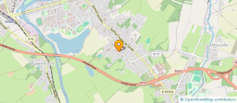 localisation de l'entreprise MADAME JULIE GUILLOT  BALAN