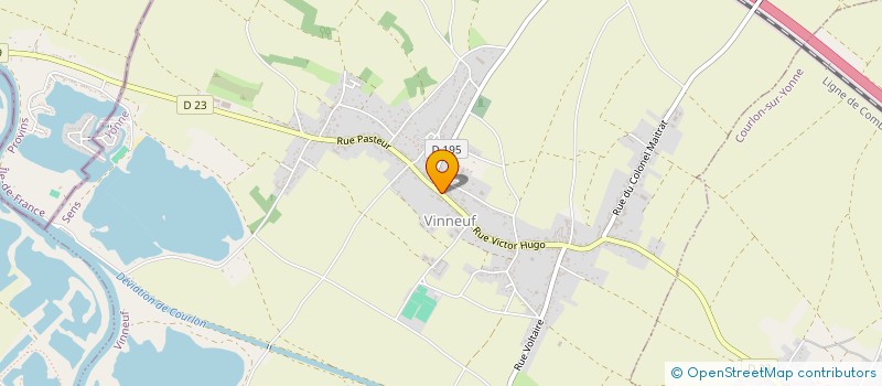 localisation de l'entreprise MADAME JULIE GUISLIN  VINNEUF