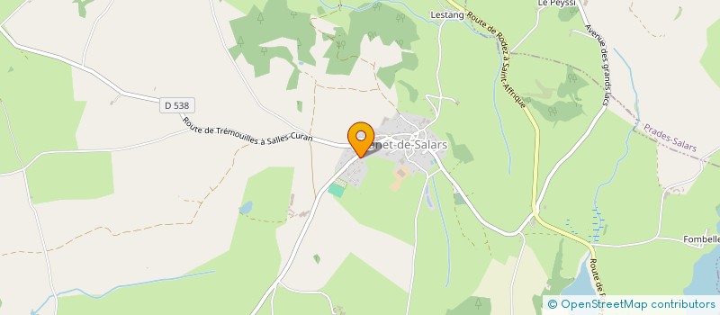 localisation de l'entreprise MADAME JULIE GUITARD  CANET-DE-SALARS
