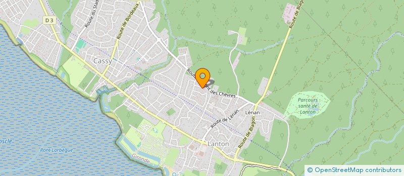 localisation de l'entreprise MADAME JULIE GUYARD  LANTON