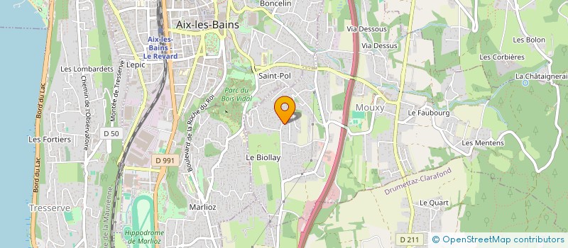 localisation de l'entreprise MADAME JULIE GUYLLIERMINETTI  MOUXY