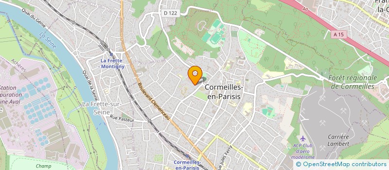 localisation de l'entreprise MADAME JULIE HACHE  CORMEILLES-EN-PARISIS