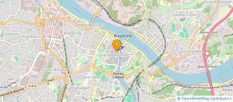localisation de l'entreprise MADAME JULIE HAGET à BAYONNE