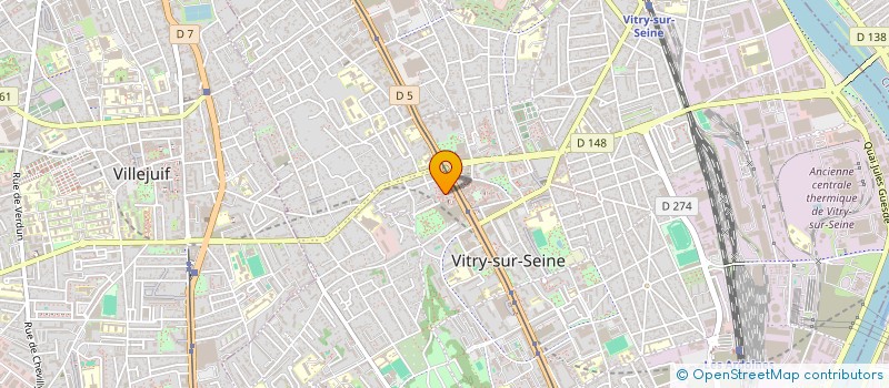 localisation de l'entreprise MADAME JULIE HAMON à VITRY-SUR-SEINE