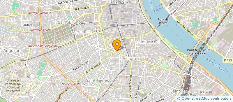 localisation de l'entreprise MADAME JULIE HANSEN  BORDEAUX