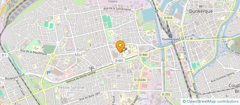 localisation de l'entreprise MADAME JULIE HARS à DUNKERQUE