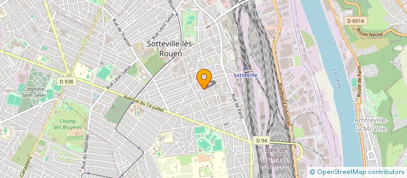 localisation de l'entreprise MADAME JULIE HAUCHECORNE à SOTTEVILLE-LES-ROUEN