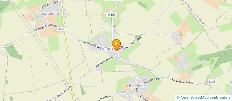 localisation de l'entreprise MADAME JULIE HAUGUEL  LE TORP-MESNIL