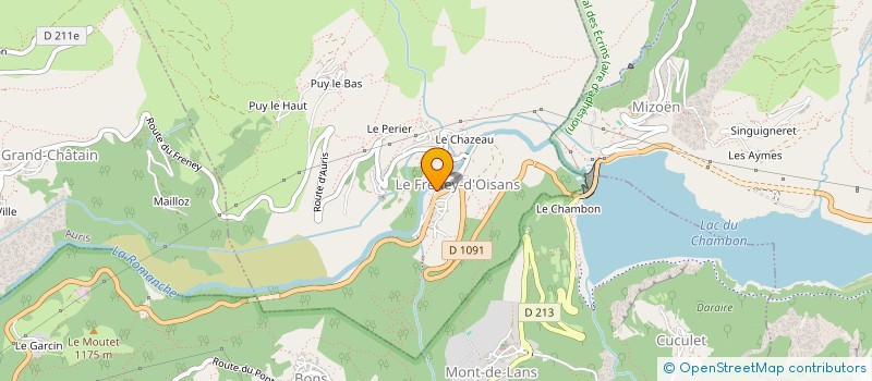 localisation de l'entreprise MADAME JULIE HAUTBOIS  LE FRENEY-D'OISANS