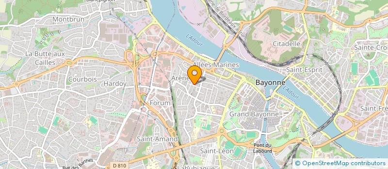 localisation de l'entreprise MADAME JULIE HAUTION à BAYONNE