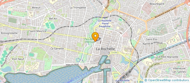 localisation de l'entreprise MADAME JULIE HAYES  LA ROCHELLE