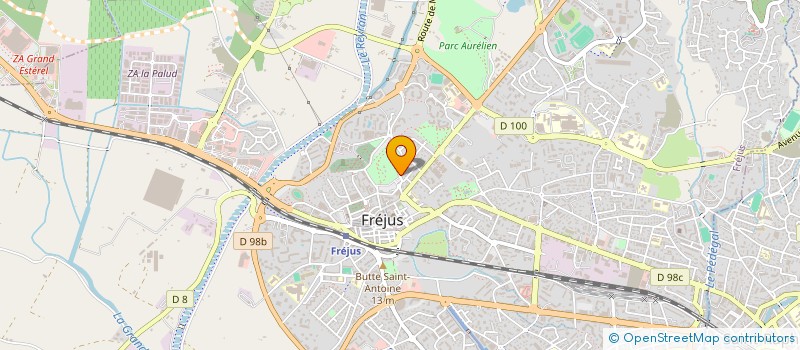 localisation de l'entreprise MADAME JULIE HEBERT à FREJUS