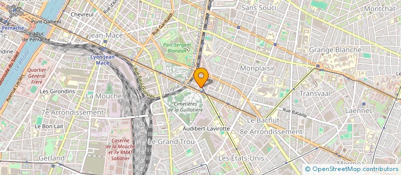 localisation de l'entreprise MADAME JULIE HECTOR  LYON