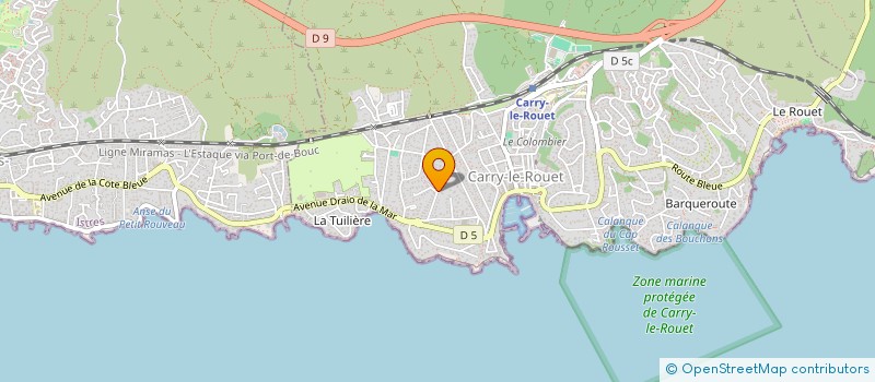 localisation de l'entreprise MADAME JULIE HELLMUTH  CARRY-LE-ROUET