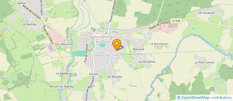 localisation de l'entreprise MADAME JULIE HENOUX à SAINT-GERMAIN-DU-PLAIN