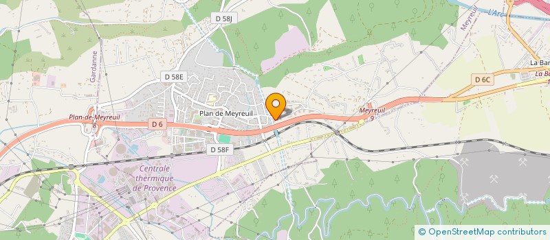 localisation de l'entreprise MADAME JULIE HENRY  MEYREUIL