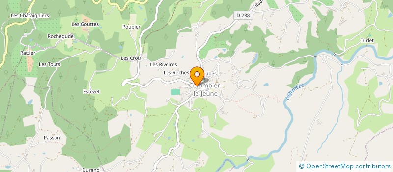 localisation de l'entreprise MADAME JULIE HERELIER à COLOMBIER-LE-JEUNE