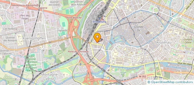 localisation de l'entreprise MADAME JULIE HERMES  STRASBOURG