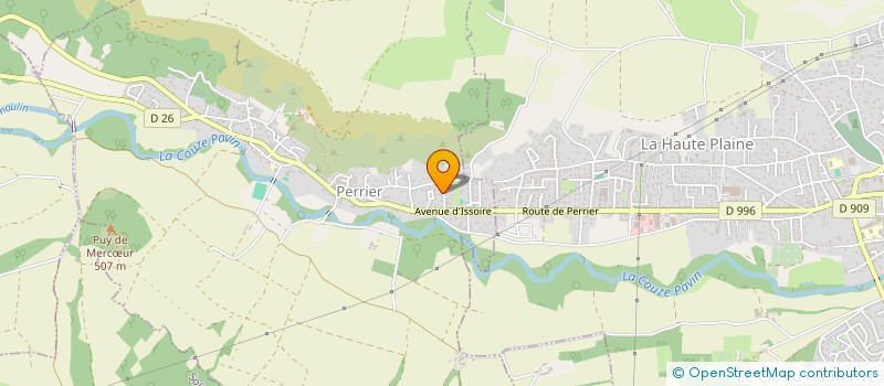 localisation de l'entreprise MADAME JULIE HERMET  ISSOIRE