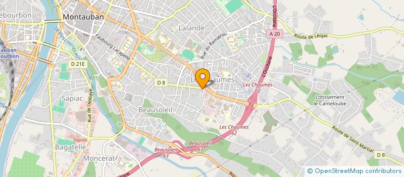 localisation de l'entreprise MADAME JULIE HERNANDEZ  MONTAUBAN