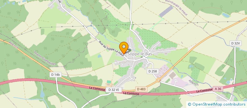 localisation de l'entreprise MADAME JULIE HERTZOG  SOPPE-LE-BAS