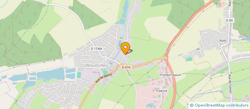 localisation de l'entreprise MADAME JULIE HESS  WOUSTVILLER