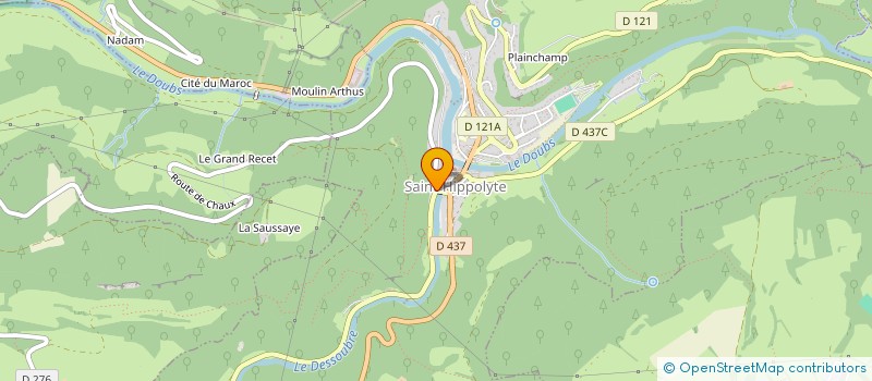 localisation de l'entreprise MADAME JULIE HEUTTE à LES TERRES-DE-CHAUX