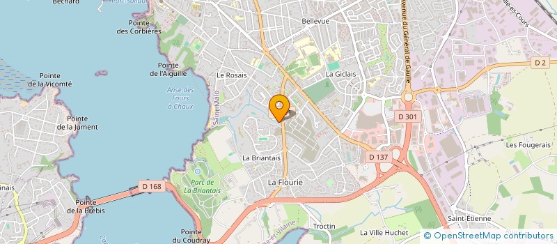 localisation de l'entreprise MADAME JULIE HINGANT  SAINT-MALO