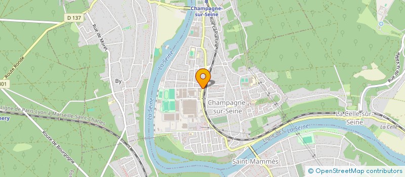 localisation de l'entreprise MADAME JULIE HIREP  CHAMPAGNE-SUR-SEINE