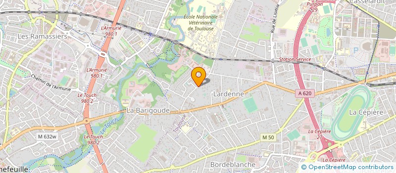 localisation de l'entreprise MADAME JULIE HOARAU à TOULOUSE