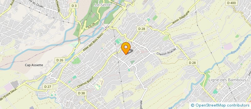 localisation de l'entreprise MADAME JULIE HOARAU  SAINT-PIERRE