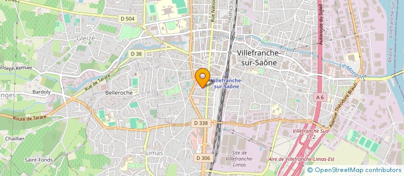 localisation de l'entreprise MADAME JULIE HOAREAU à VILLEFRANCHE-SUR-SAONE