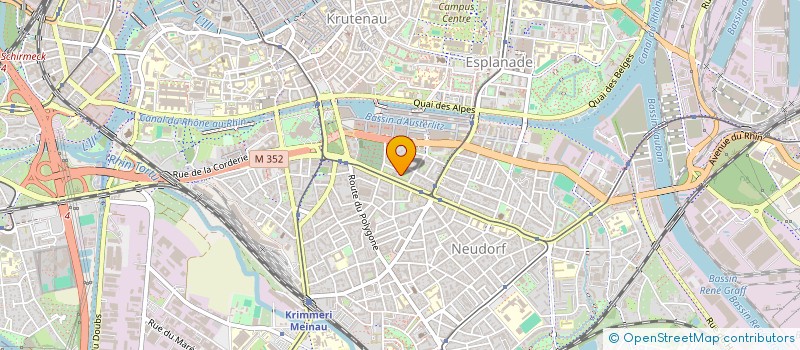 localisation de l'entreprise MADAME JULIE HUBERT à STRASBOURG