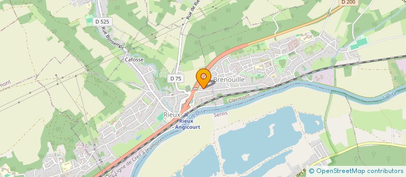 localisation de l'entreprise MADAME JULIE HUGUET  RIEUX